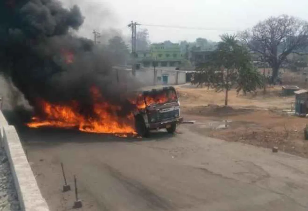  Oil tanker catches fire in Odisha, no casualty