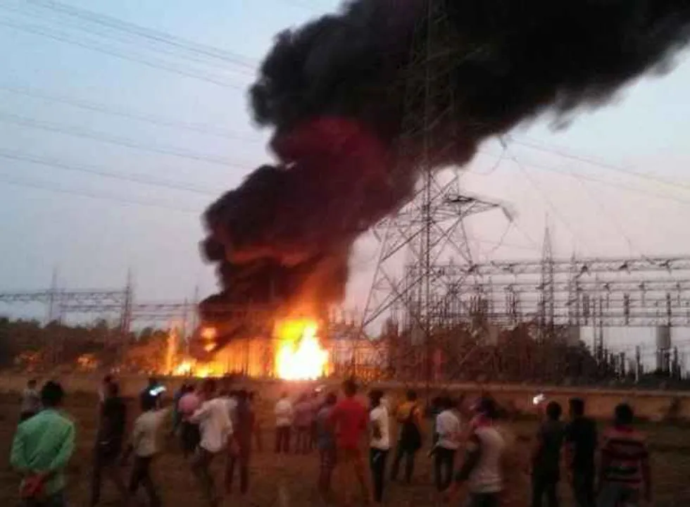  Major fire at Gelpur grid; power supply to Odisha’s Bhadrak severed