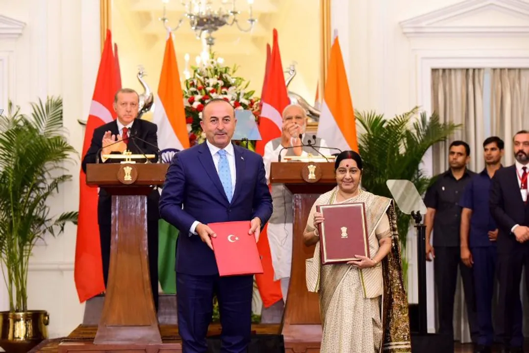  India, Turkey ink pacts on ICT, training, culture