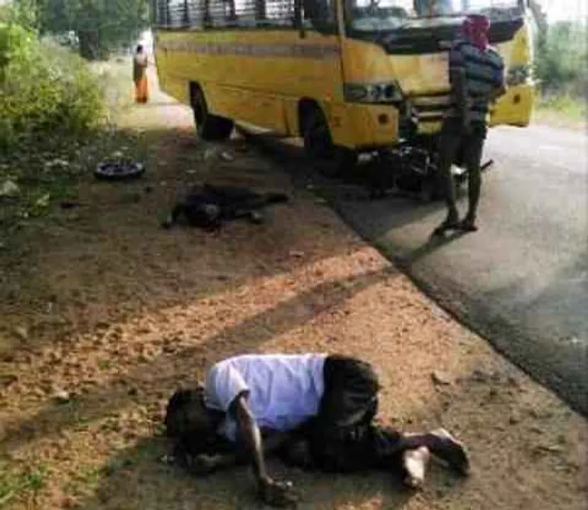  2 killed as college bus, bike collide head-on in Odisha's Ganjam