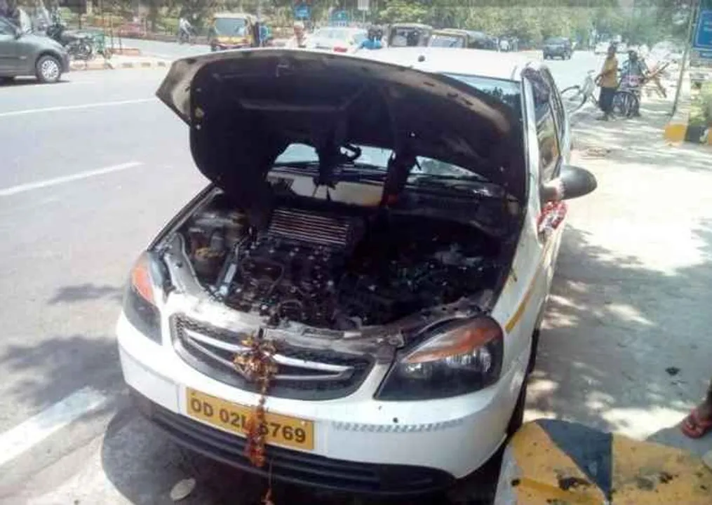  Stationary car catches fire in Odisha capital, no casualty reported
