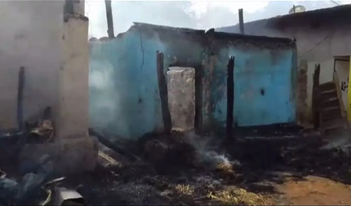  Major fire outbreak in Odisha village