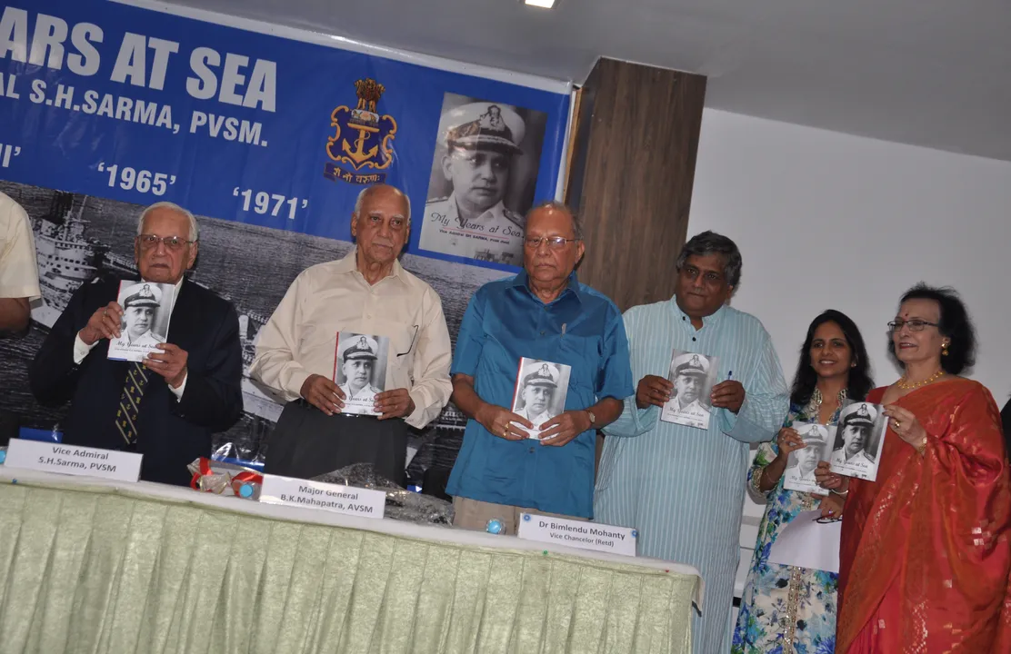  Retired Naval officer turns author; launches ‘My Years at Sea’ in Odisha capital