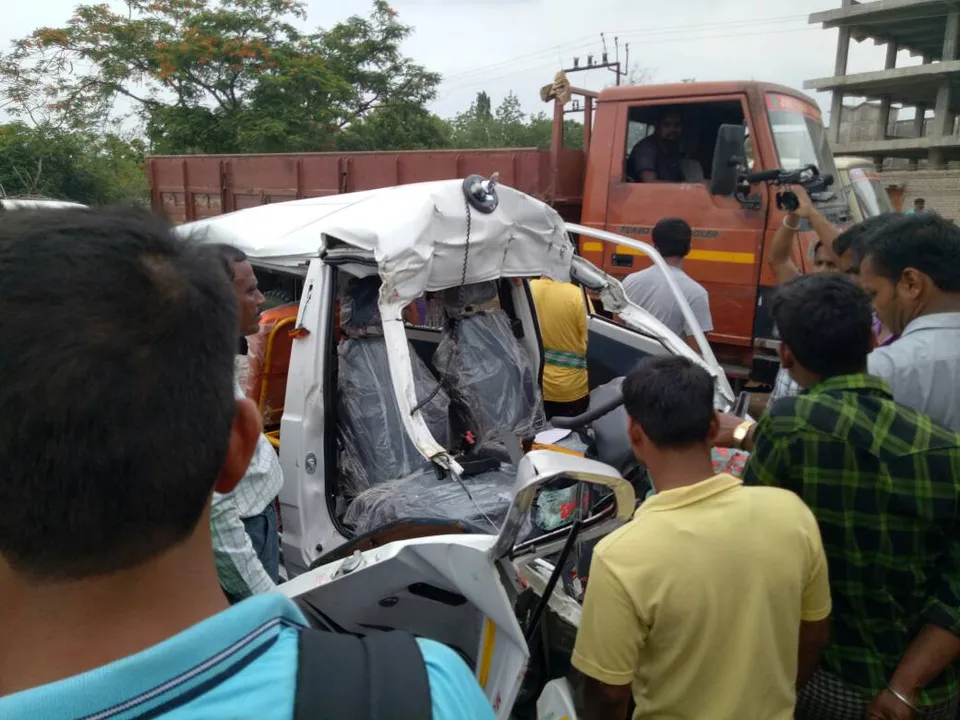  Four of a family killed in road mishap in Odisha