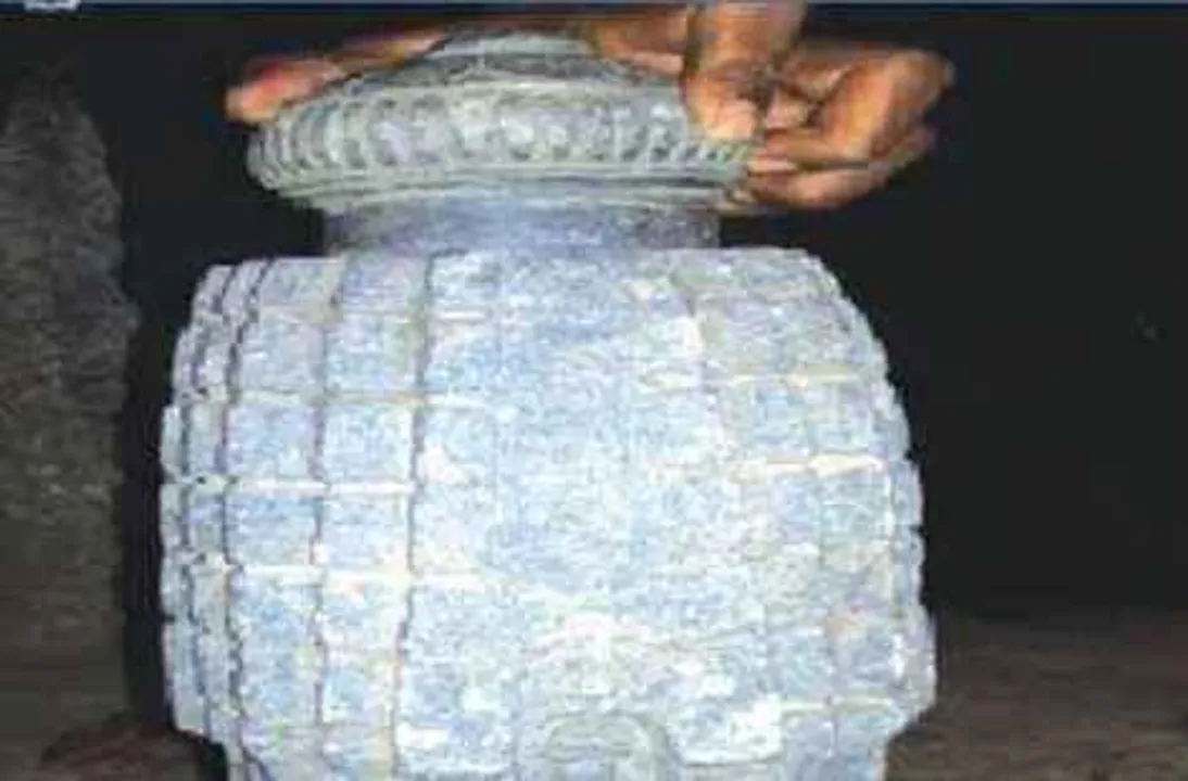  Ancient temple found inside pond in Odisha
