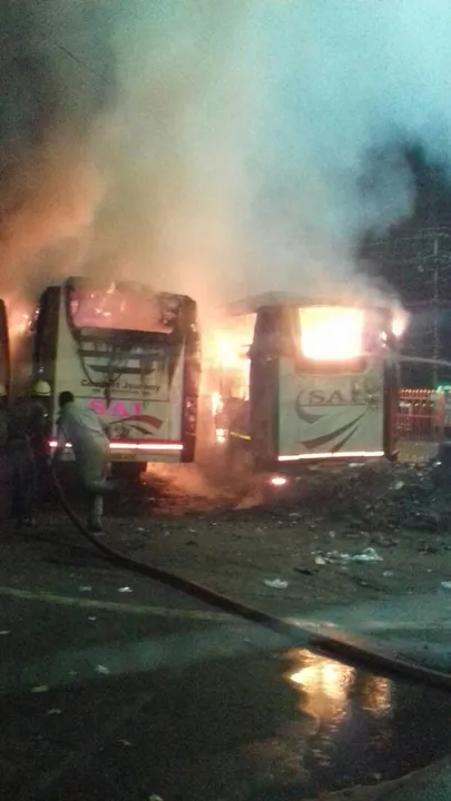  2 buses torched in Odisha capital; Pipili accident link suspected