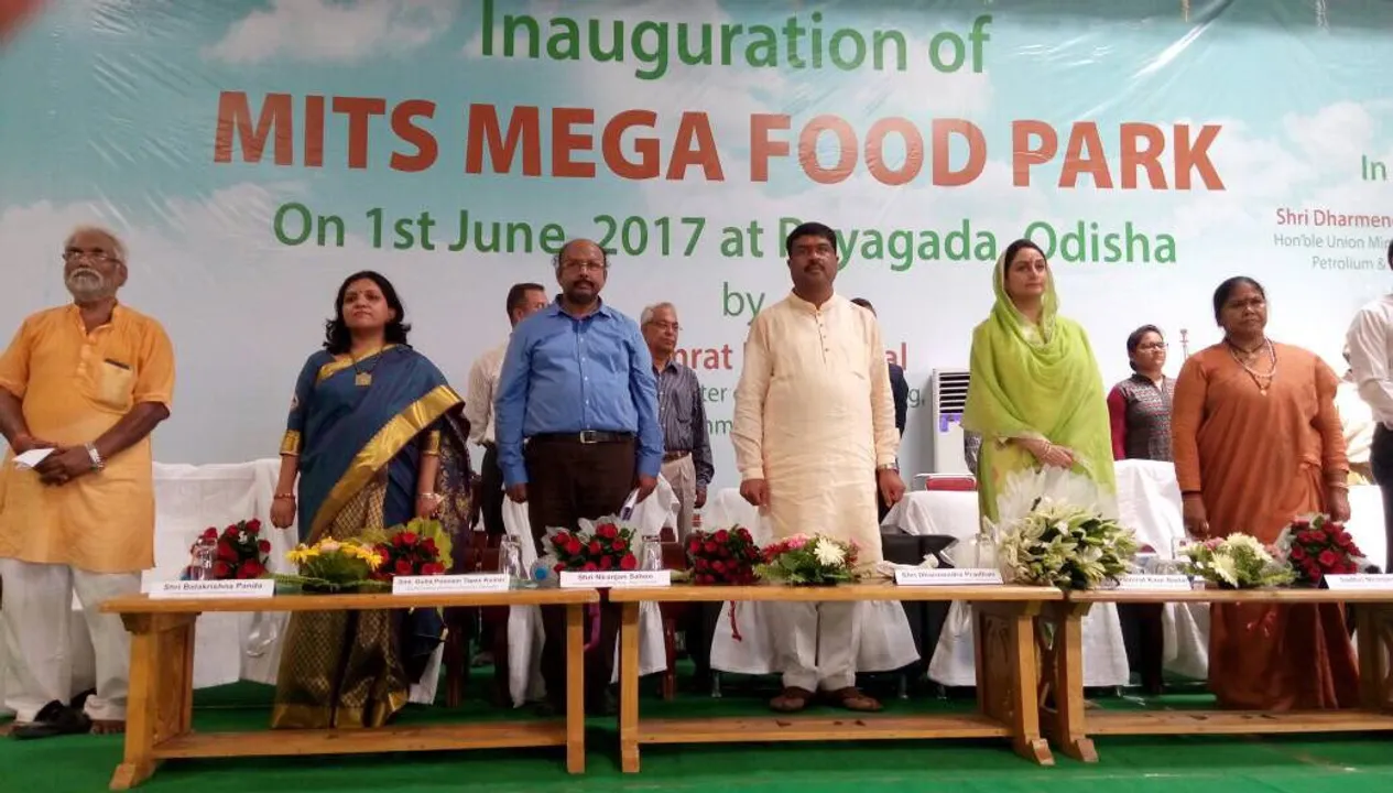  Mega food park inaugurated in Odisha, CM skips event