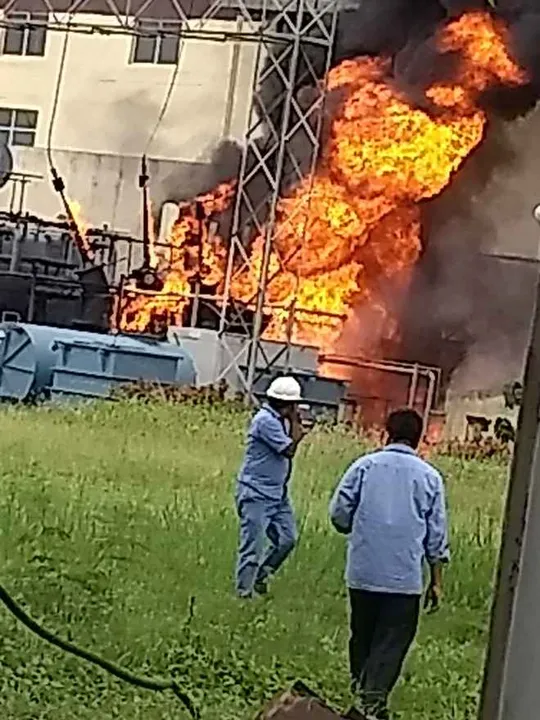  Major fire at NALCO’s CPP in Odisha’s Angul