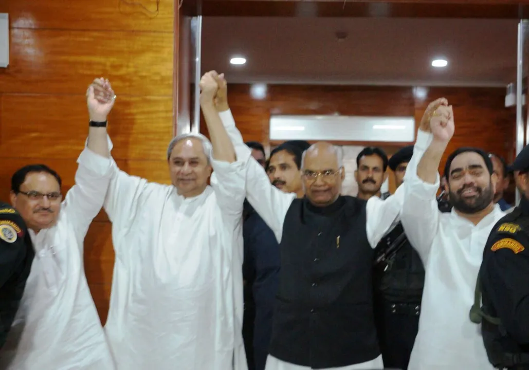  NDA presidential candidate Kovind meets BJD MPs, MLAs in Odisha