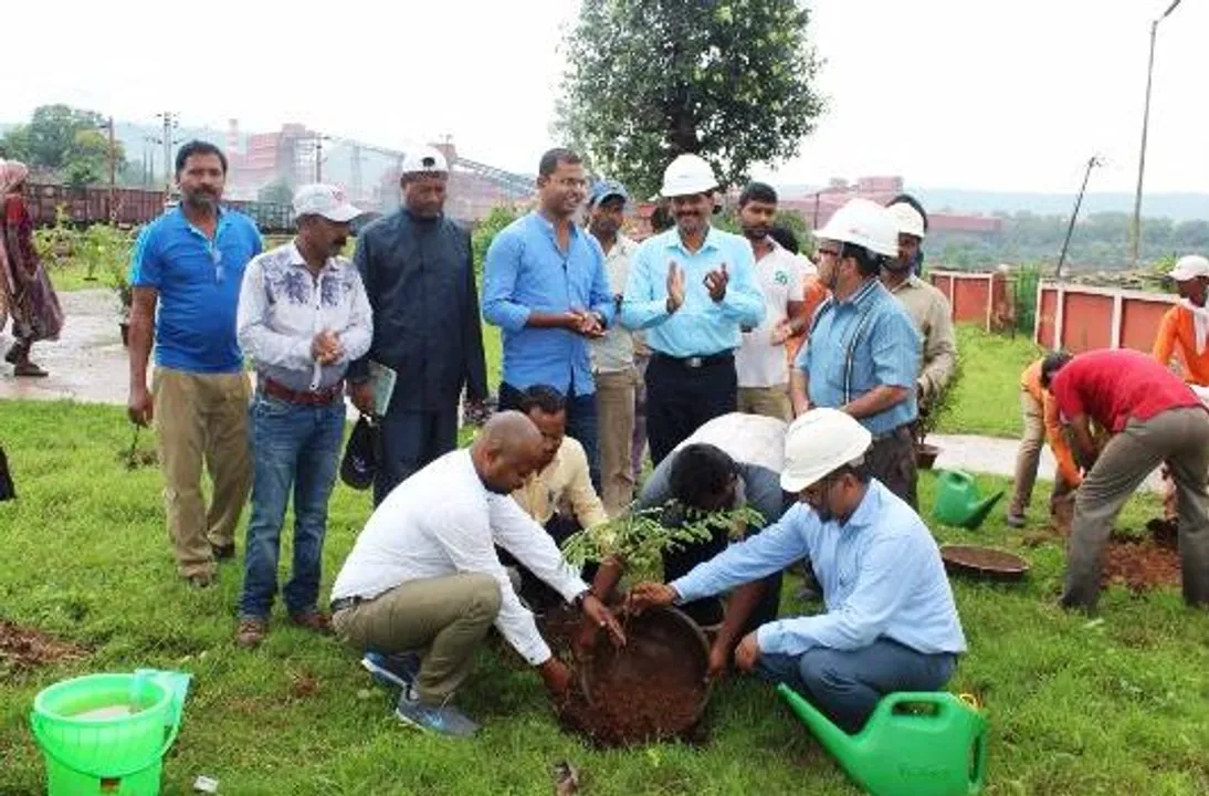 JSPL conducts mass plantation programme