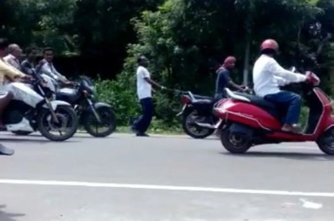  Odisha man chained to bike, dragged to police station for harassing woman