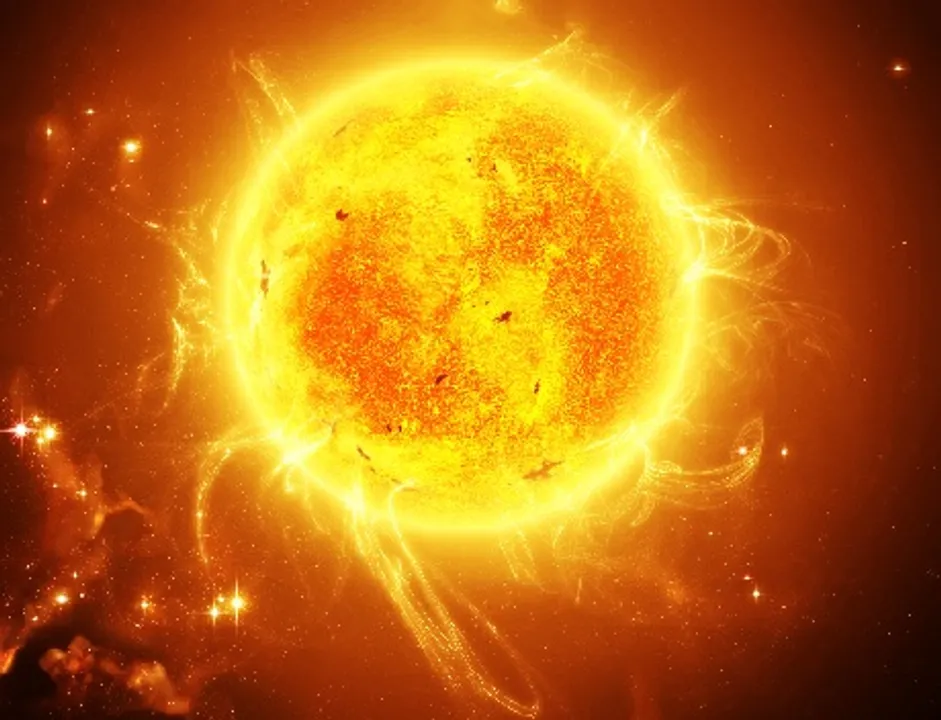  Sun's core rotates four times faster than its surface