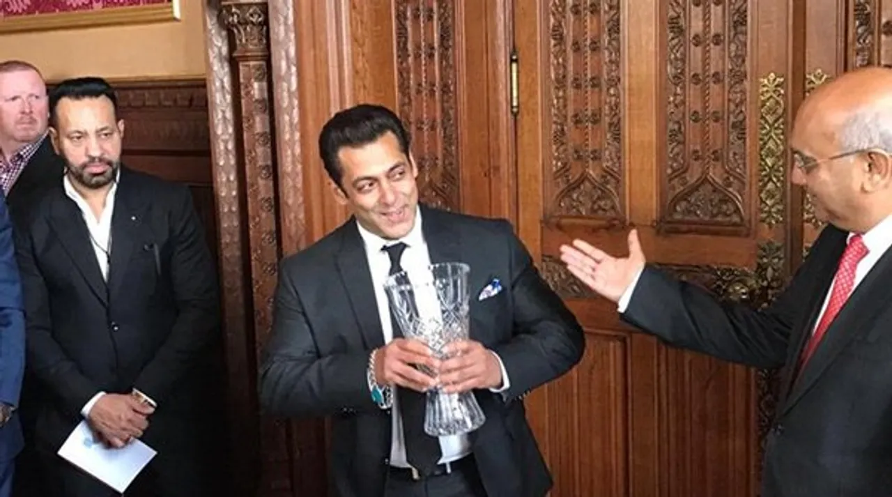  Salman honoured at Britain's House of Commons