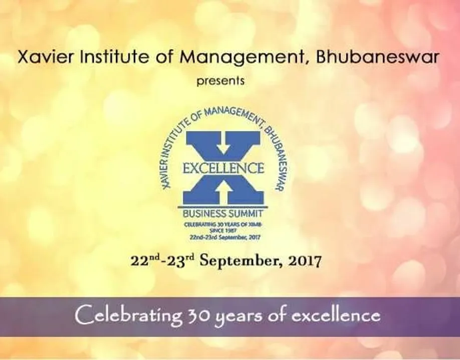  XIMB Business Excellence Summit on Sept 22-23 in Odisha capital