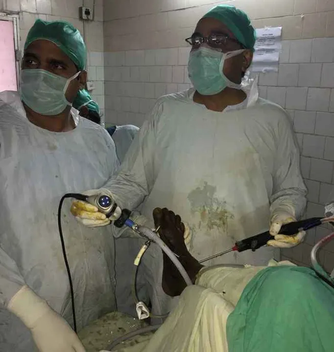  Arthroscopic Ankle Fusion surgery conducted in Odisha's SCB hosp