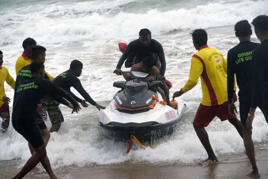  Jetski to save life on sea in Odisha's Puri