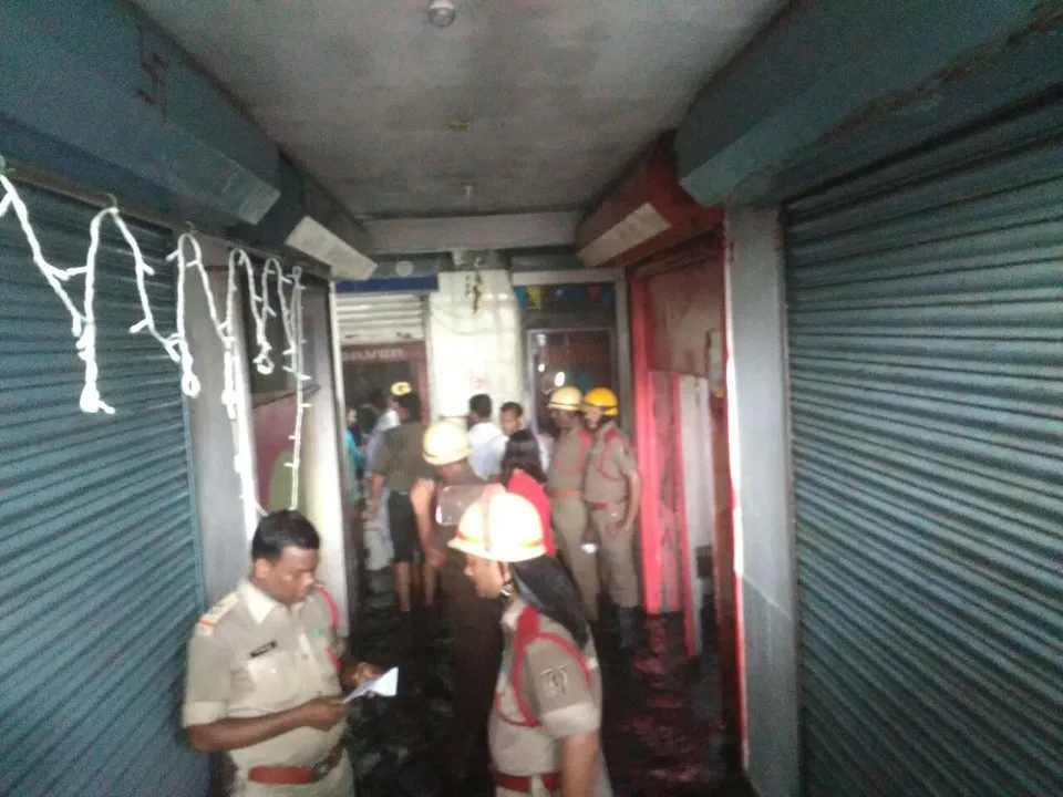  Fire breaks out at market complex in Odisha capital