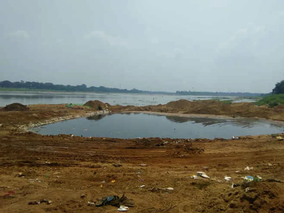  Four temporary ponds constructed for idol immersion in Odisha capital