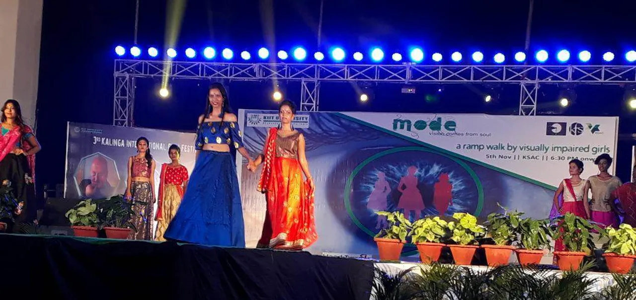  Defying stereotypes, visually impaired girls sashay down the ramp