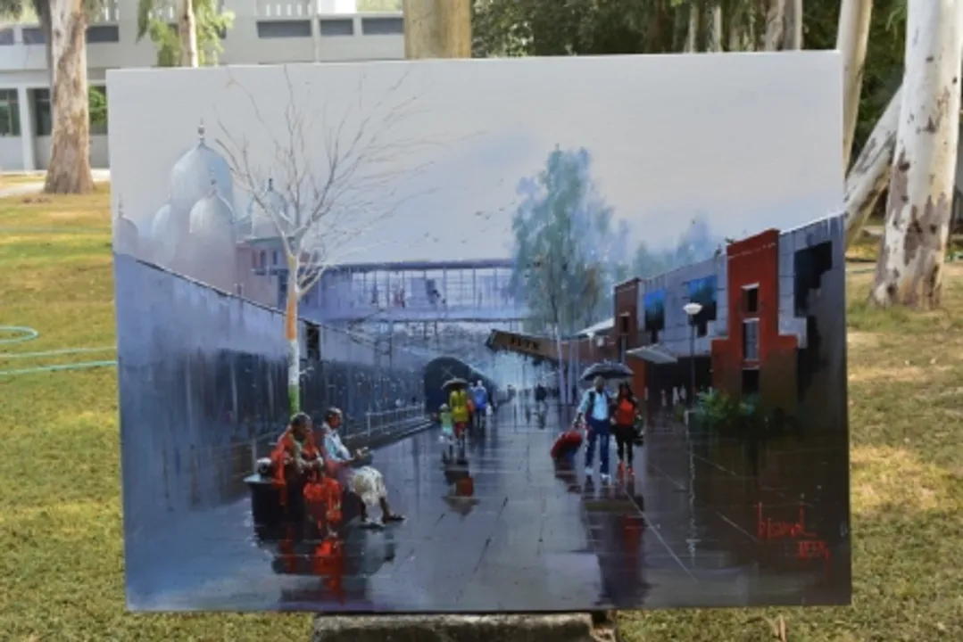  Odisha painter depicts loneliness of IITians’ parents on canvas