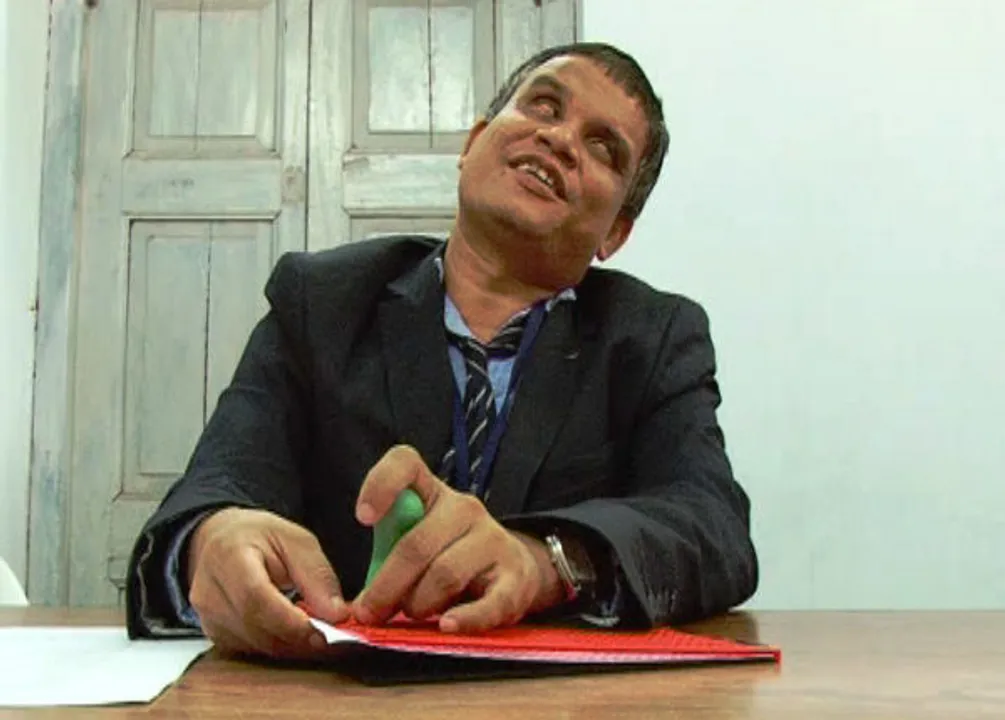  Odisha's first divyang OAS officer Sanyasi Behera takes charge