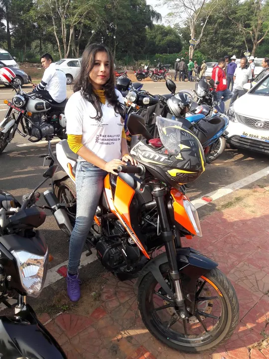  Woman 'bikerni' from Odisha chases her passion, this time for a cause