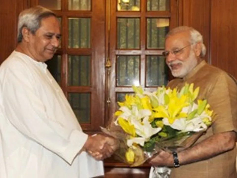  File Pic: Naveen Patnaik with Narendra Modi 