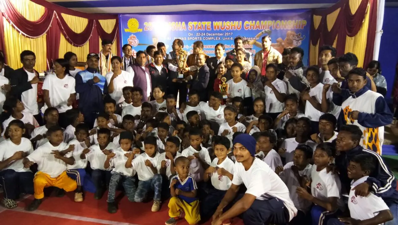  JSPL-backed Wushu team clinches hat-trick title in State level C’ship