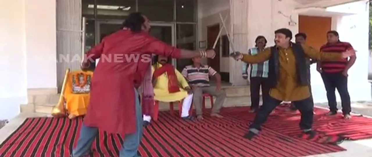  Watch Video: Rehearsal of 'Kansa' for Odisha’s famous Dhanu Jatra
