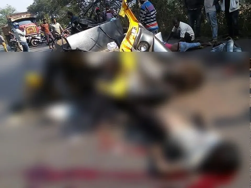  Four killed, five injured in head-on collision in Odisha's Keonjhar