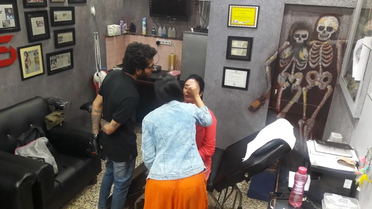  Odisha girls pep up their looks with cosmetic tattooing