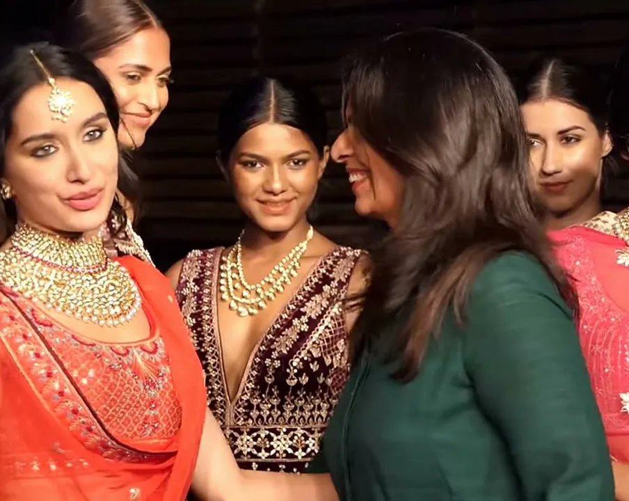  Odisha model walks the ramp for renowned fashion designer Anita Dongre