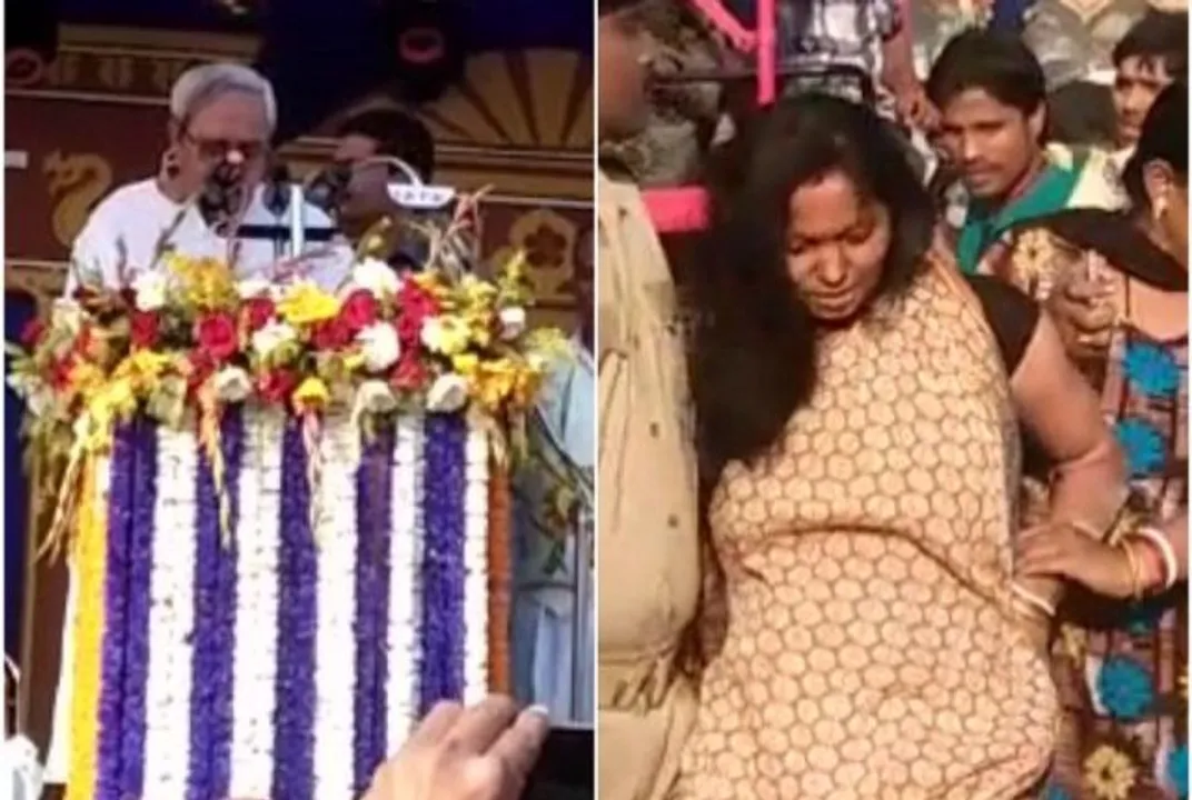  Narrow escape for Odisha CM as BJP activist’s wife hurls eggs at him