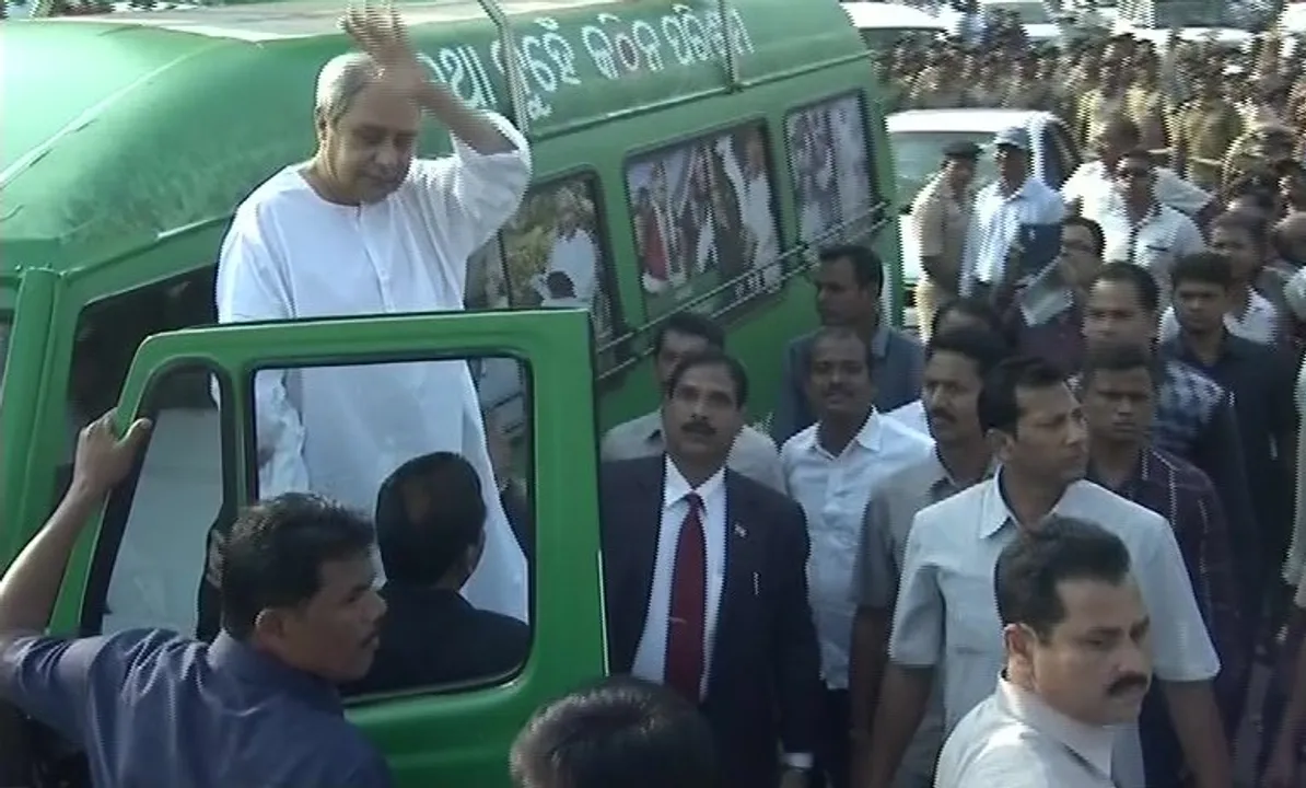 'Ideal CM' Naveen Patnaik gets rousing welcome in Odisha capital
