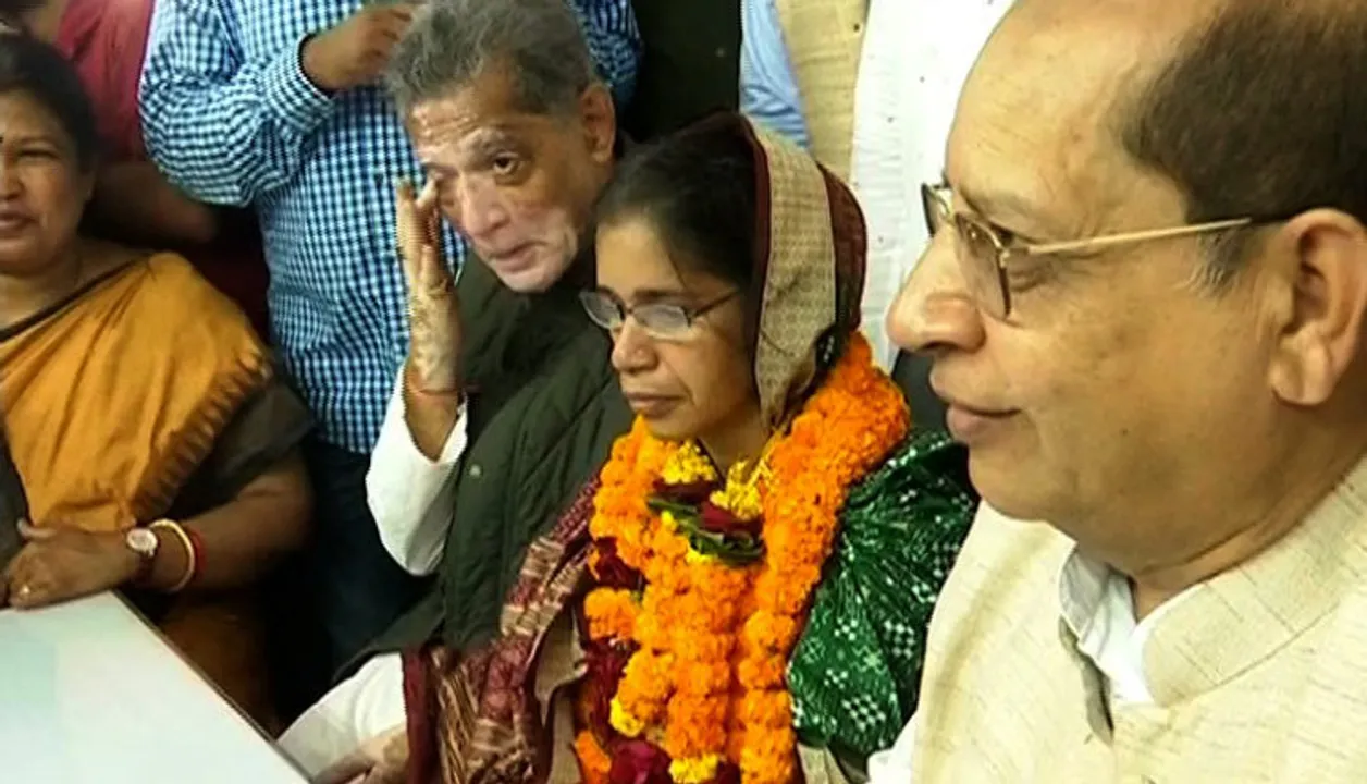  BJD candidate Rita Sahu files nomination for Bijepur bypoll in Odisha