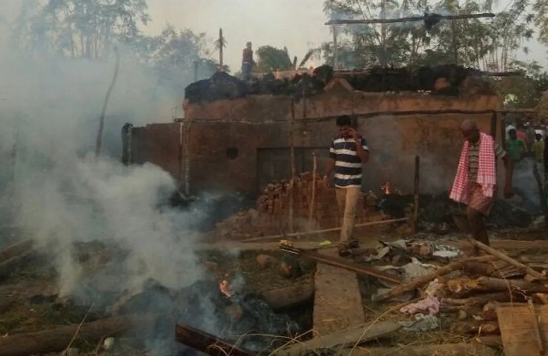  60 houses gutted in fire in Odisha village