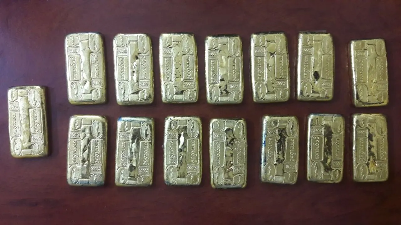  Gold biscuits weighing 2.5 kg seized from Odisha's Khurda station