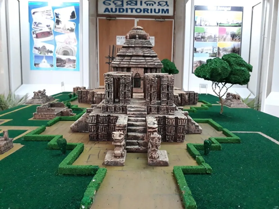  Mini Sun Temple takes centre stage at heritage sites exhibition in Odisha capital