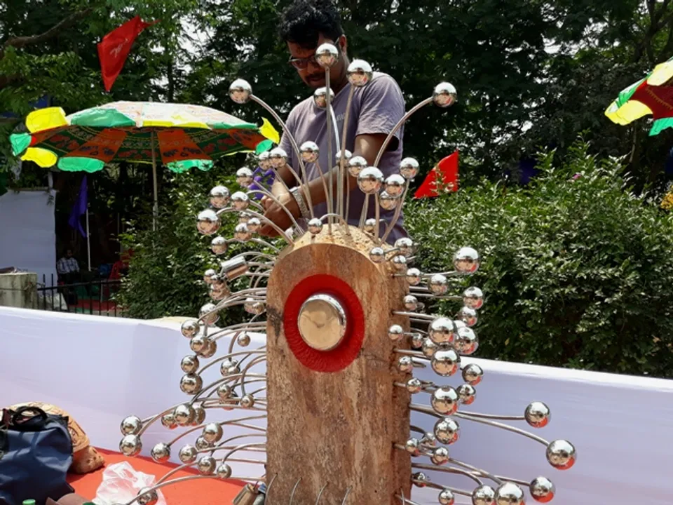  Sculptors give shape to new ideas at Odisha Lalit Kala Akademi