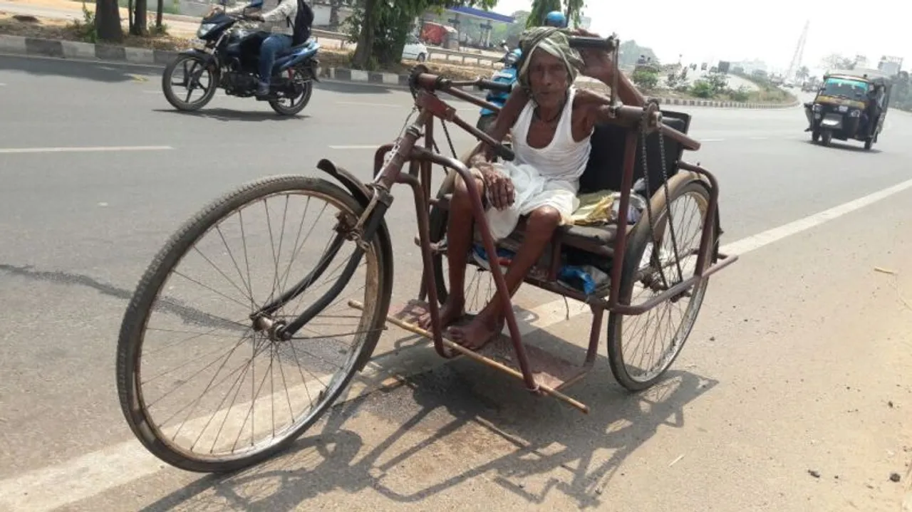  Divyang on tricycle travels 80 km to meet Odisha CM. Here's why