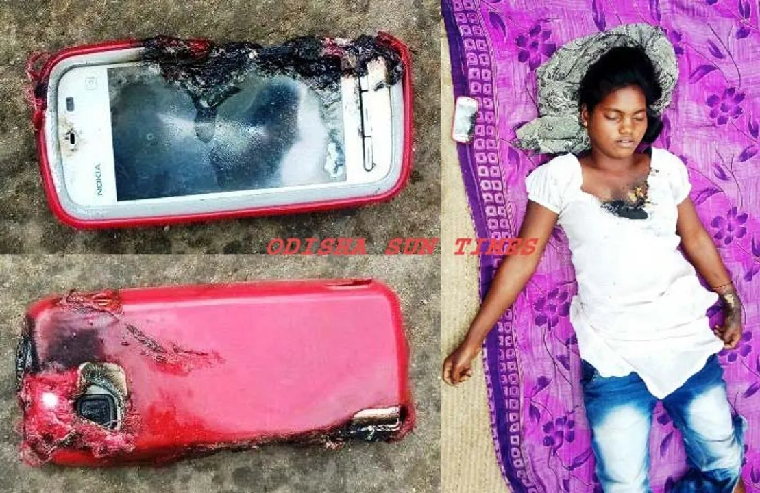  Horrific! Odisha girl dies after mobile phone explodes during charging