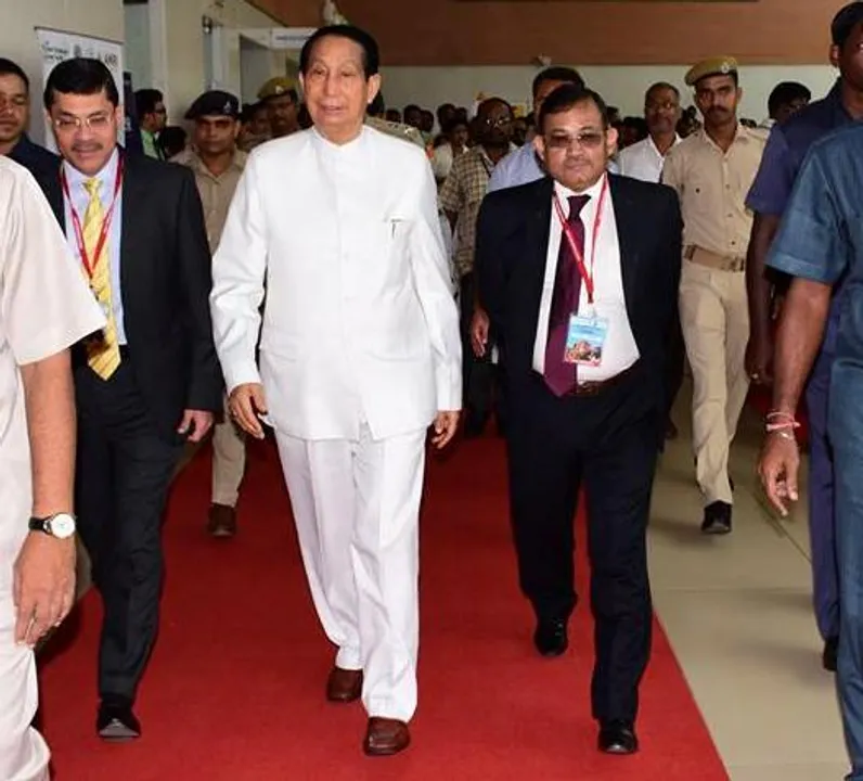  Former Governor S.C. Jamir bids farewell to Odisha