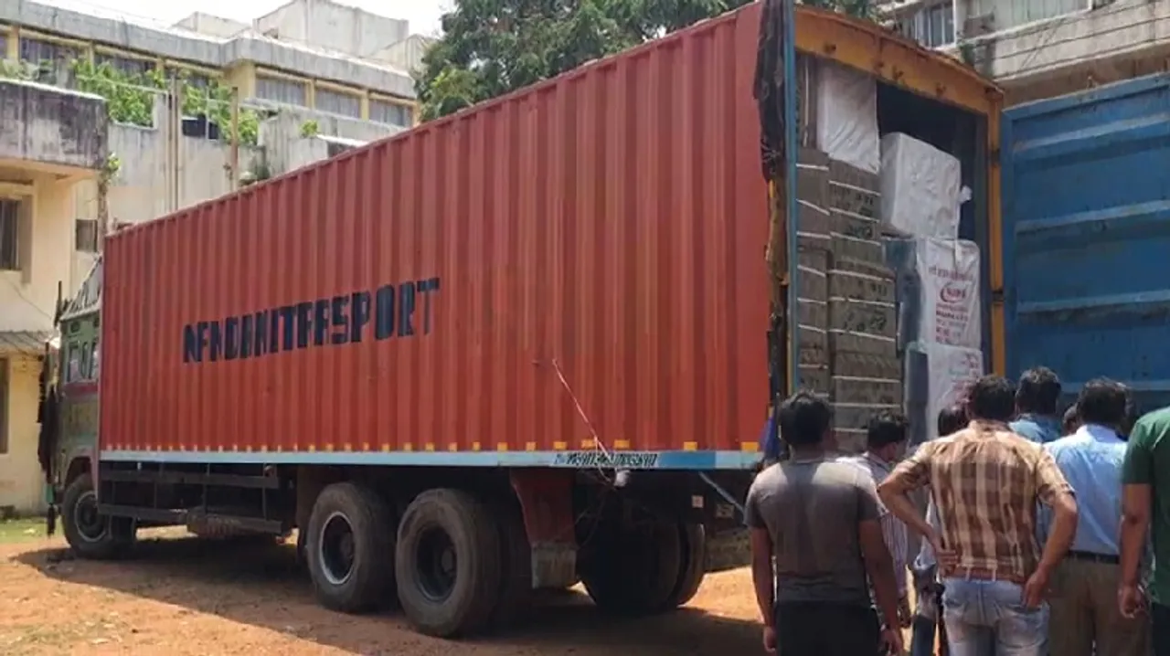  1000 kg ganja seized from truck in Odisha capital, one detained