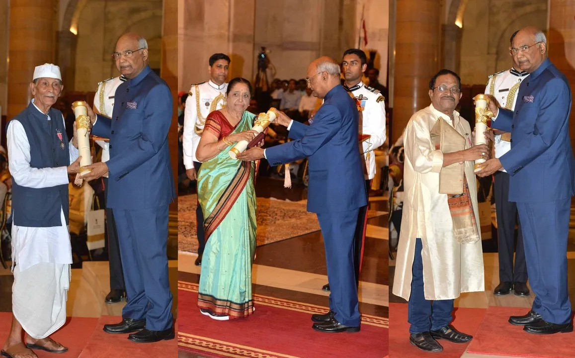  Three eminent persons from Odisha receive Padma Shri