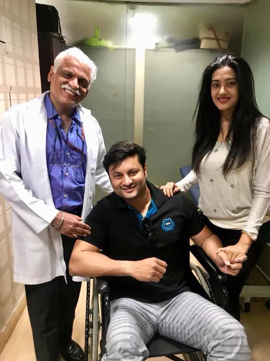  Ollywood superstar Anubhav Mohanty visits New Delhi post 'Prem Kumar' injury