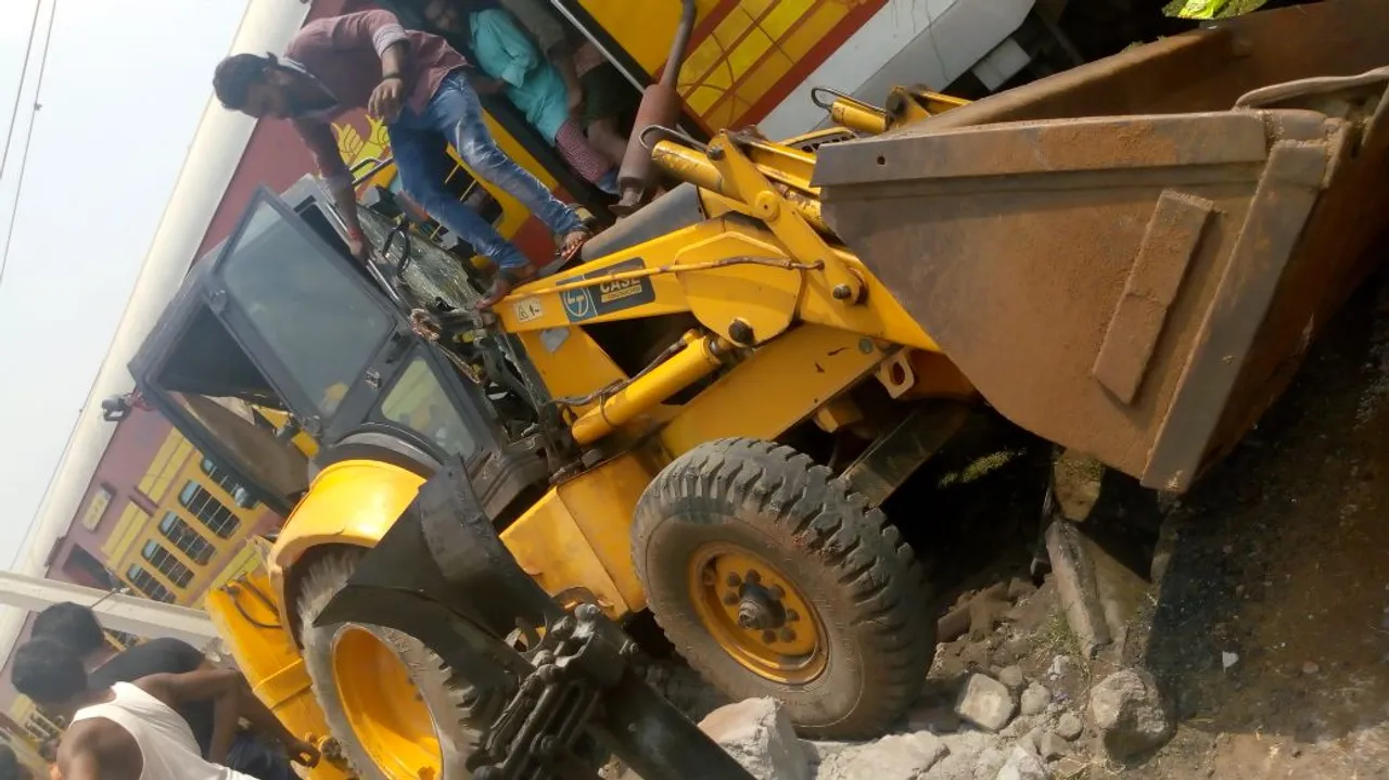  Express train hits JCB at level crossing in Odisha's Jajpur