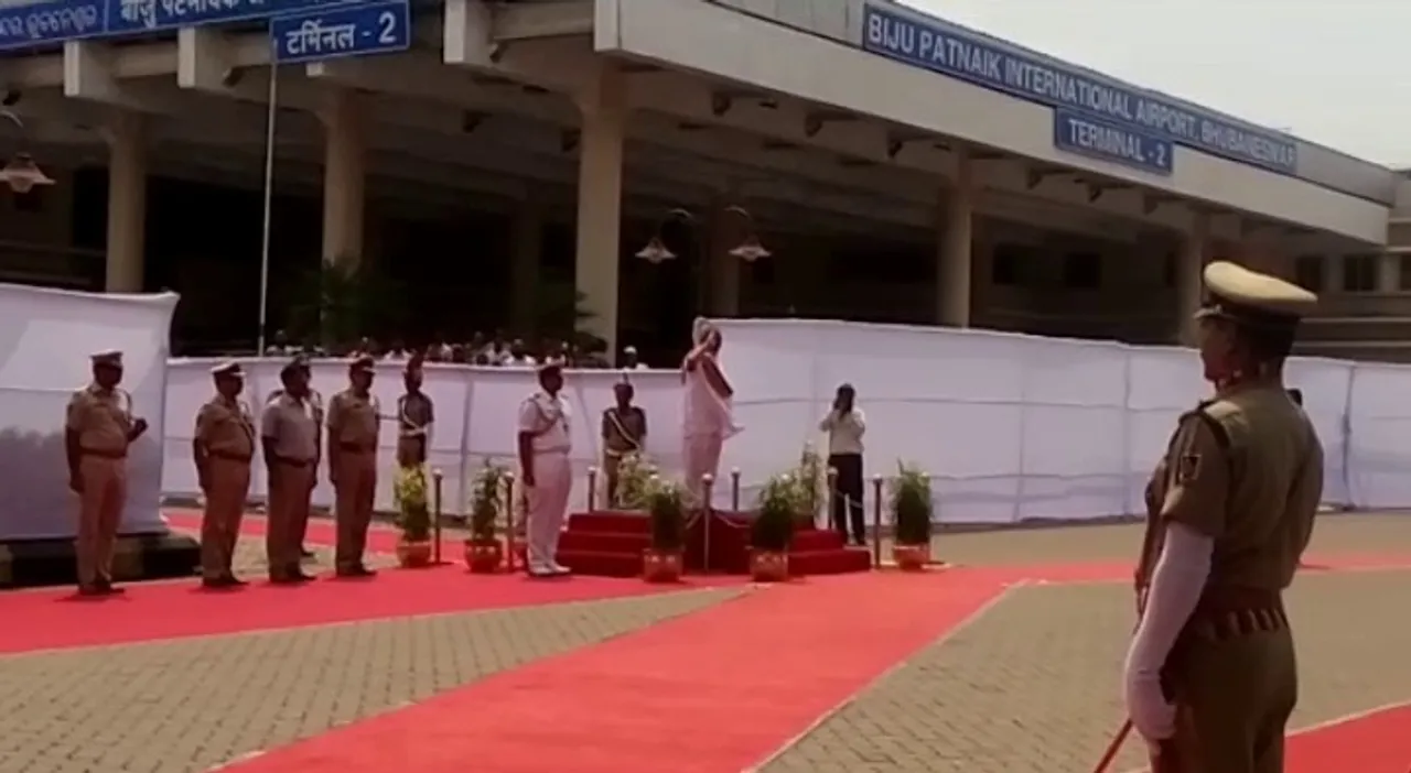  Newly appointed Odisha Governor receives guard of honour