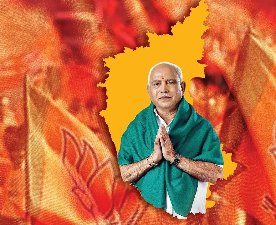 Yeddyurappa sworn-in as Karnataka CM