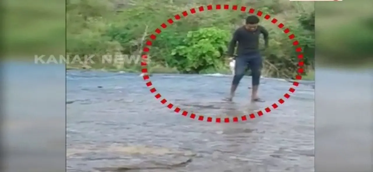  Watch Video: Odisha youth falls off waterfall while posing for photo