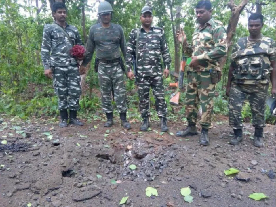  Odisha: CRPF men defuse landmine on Namerbali ghat